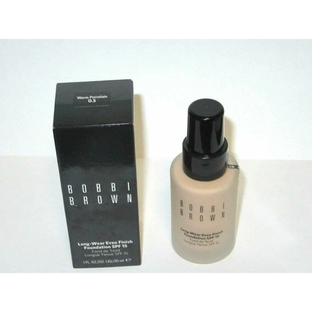 Bobbi Brown Long Wear Even Finish Foundation 0.5 Warm PORCELAIN Full Sz new in b